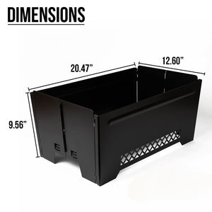 Cadre de chauffe-plats pliable résistant au vent support de chauffe-plats extérieur pliable pour la restauration et les événements - Product Image 3