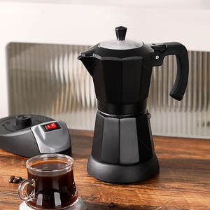 Machine à café expresso électrique Tenrey à commande unique, cafetière italienne Moka, <span class=keywords><strong>6</strong></span> <span class=keywords><strong>tasses</strong></span>, cafetière Mocha, machine à expresso avec base détachable - Product Image 3