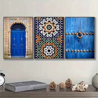 Mosquée islamique moderne art mural impression sur toile calligraphie arabe impression numérique HD peinture sur toile de décoration murale à l'huile imprimée