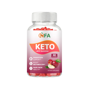 Gummies Keto + ACV personnalisables en usine avec Vitamine D3 pour soutenir la détoxification naturelle et améliorer l'efficacité de l'exercice - Product Image 1