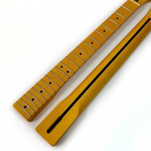 Mástil de guitarra TL de arce canadiense con diapasón de palisandro, 21 trastes, acabado satinado Nitro, orificio de afinación vintage de 8 mm y radio de 9.5 pulgadas - Product Image 1