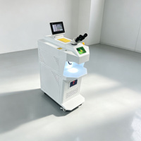 Machine de soudage laser YAG 200W pour bijoux, soudeuse par points pour l'or et l'argent, pour la réparation de bijoux