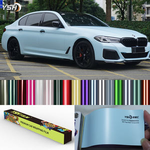 Rouleaux de teinture colorés de papier d'emballage automobile décoratif en PVC PET à couleur changeante pour l'emballage complet de carrosserie automobile - Product Image 2