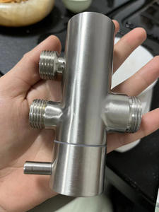 Ensemble de <span class=keywords><strong>Douche</strong></span> en Acier Inoxydable Chuveiro avec Pommeau Pluie, Mitigeur Mural pour Appartement et Hôtel - Product Image 3