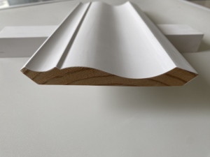Modern White Primed Cove Pine Crown Moulding - Product Image 2