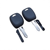Coque de clé transpondeur de haute qualité en gros (lame NE73 / couvercle scellé avec emplacement pour puce) pour Renault