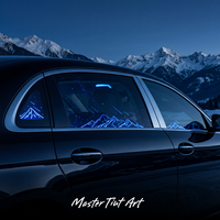 Película para Ventanas Astrace Luxury de 2 Mil, Antibacterial, con Bloqueo UV, Antipolvo, con Garantía de 8 Años, Ecológica para el Interior del Automóvil