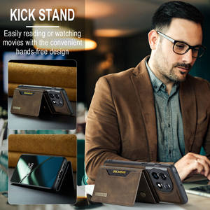 กระเป๋าใส่บัตรหรูหราแม่เหล็กที่ถอดออกได้กระเป๋าสตางค์หนังสําหรับ<span class=keywords><strong>Oneplus</strong></span> 11 10 Pro Ace/10R <span class=keywords><strong>Nord</strong></span> N200 - Product Image 3