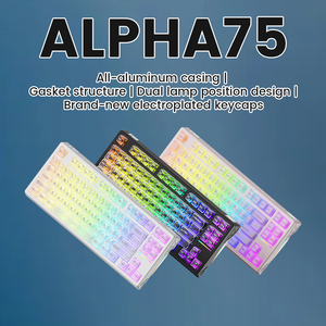 คีย์บอร์ดเกมมิ่ง FL-ESPORTS ALPHA75 75% Hall Effect Magnetic Switch แบบมีสาย Rapid Trigger คีย์บอร์ด Esports OEM แบบกำหนดเองได้ - Product Image 1