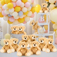 Boneka Beruang Teddy Polos Custom Logo OEM, Mainan Boneka Beruang Uniseks Sederhana, Boneka Beruang Lembut dan Halus, Hadiah Boneka, Pasokan Langsung Pabrik
