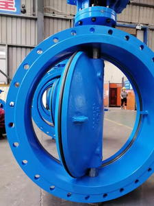 F16 <span class=keywords><strong>F4</strong></span>แปลน<span class=keywords><strong>ขนาด</strong></span>ใหญ่ประเภทคู่สามวาล์วผีเสื้อประหลาด - Product Image 3