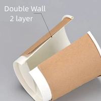 Machine à gobelets en papier à double paroi entièrement automatique haute vitesse 4-16 oz, machine à fabriquer des gobelets en papier multi-tailles