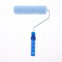2025 Hot New Ready Stock Polyester Matériel Fer Avec Brosse À Rouleau De Peinture À Poignée Bleue