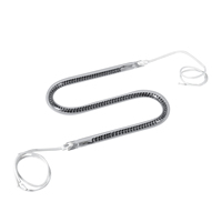 Élément chauffant en fibre de carbone au quartz, tube chauffant électrique pour usage extérieur et domestique, tension 220V