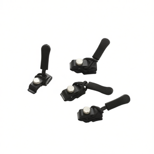 Kit de réparation de fermetures éclair 3 pièces, curseurs à verrouillage automatique en plastique, installation facile pour vêtements et bagages, outils de fixation Modèle D0100XU69NG D0100X - Product Image 1