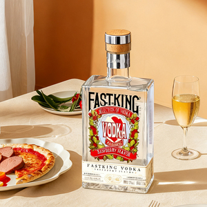 <span class=keywords><strong>Vodka</strong></span> à la framboise lisse 700 ml 38% |   Parfait pour les cocktails DIY et les occasions décontractées (adapté aux femmes) - Product Image 2