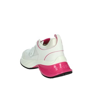 Sneakers basse autunno/inverno/primavera estate sss0027 P020 bianche/fucsia espadrillas leggere in PU morbide illuminate scarpe da passeggio - Product Image 2