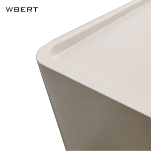 WBERT-Cajonera y tocador italiano integrado, dormitorio minimalista moderno, armario de maquillaje de madera maciza, escritorio - Product Image 5