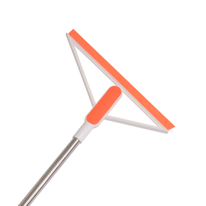 <span class=keywords><strong>Balai</strong></span> magique avec raclette et manche en acier inoxydable 2-en-1, nettoyeur de sol et de fenêtre mural pour la maison (vente en gros) - Product Image 6