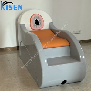 Kisen Machine de Salon Automatique, Lit de Massage pour Shampoing, Chaise de Spa Capillaire, Fumigation, Lumière LED, Connexion Électrique - Product Image 5