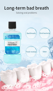 Großhandel Private Label Angepasste Mundspülung zur Entfernung von Mundgeruch Tötet 99% der Bakterien Für Zuhause/Reisen Verwendung Stärkt das Zahnschmelz - Product Image 4