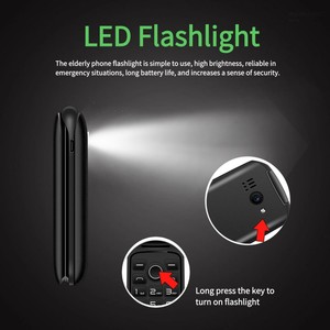 Mini lật điện thoại cao cấp với Dual Sim, bàn phím lớn & SOS nút-ngân sách người cao tuổi di động cho rõ ràng gọi điện thoại - Product Image 5