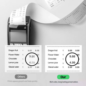 ม้วนกระดาษความร้อนขายส่งจำนวนมาก ปลอดสาร BPA พิมพ์คมชัด เหมาะสำหรับร้านอาหาร ซูเปอร์มาร์เก็ต ใช้ในครัว คุ้มค่า ประหยัด ใช้เป็นกระดาษใบเสร็จ - Product Image 5