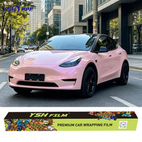 Film de protection de carrosserie auto-cicatrisant anti-rayures de luxe 7,5 mil en PET PPF avec finition or rose changeant de couleur, garantie 5 ans