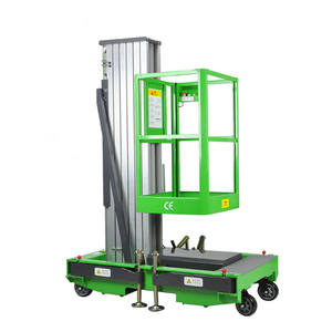 Small Indoor Manual Stainless Steel Double Column Hydraulic <b>Scissor</b> <b>Lift</b> Platform 300kg Load Capacity 2.0kw Power for Hotels - Product Image 3