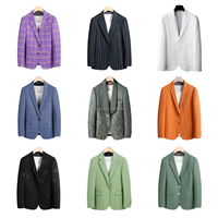 Costume homme 2 pièces taille personnalisable, ensemble de mariage et de bureau élégant coupe ajustée, veste de costume