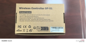 <b>For</b> <b>Wireless</b> Game <b>Controller</b> with Vibration Motor Turbo Button Headphone Jack-Ergonomic Design - Product Image 3