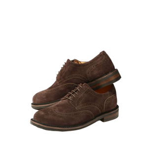 <span class=keywords><strong>Scarpe</strong></span> Derby Brogue Retrò Artigianali, <span class=keywords><strong>Scarpe</strong></span> Casual in Pelle da <span class=keywords><strong>Uomo</strong></span>, <span class=keywords><strong>Scarpe</strong></span> da <span class=keywords><strong>Uomo</strong></span> in Vera Pelle Scamosciata Stile Britannico per Business - Product Image 2