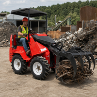 Chargeuse sur pneus S390, hauteur de travail maximale 2460 mm, 63 °   Mini-chargeuse compacte multi-tâches avec angle de déchargement maximal de 800 mm et empattement de 800 mm
