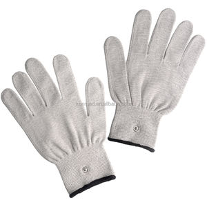 Guanti Conduttivi <span class=keywords><strong>TENS</strong></span> Durevoli in Fibra d'Argento e Nylon per Massaggiatore Manuale Fisioterapico Approvato CE/510k di Konmed Medical - Product Image 4