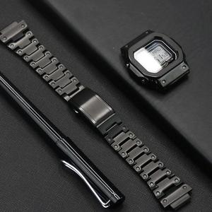 MOD Kit <span class=keywords><strong>Bracelet</strong></span> <span class=keywords><strong>de</strong></span> <span class=keywords><strong>montre</strong></span> en acier inoxydable et boîtier <span class=keywords><strong>de</strong></span> <span class=keywords><strong>montre</strong></span> pour DW5600 <span class=keywords><strong>Bracelet</strong></span> <span class=keywords><strong>de</strong></span> <span class=keywords><strong>montre</strong></span> GW-B5600 et lunette <span class=keywords><strong>de</strong></span> <span class=keywords><strong>montre</strong></span> pour G-5600E GW-M5610 - Product Image 1
