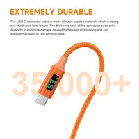 ODM Bio 5A/6A/66W/99W USB type-c PD câble de charge LED affichage numérique charge rapide pour Samsung chargeur personnalisé cordon de données