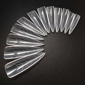 Vente en gros de <span class=keywords><strong>faux</strong></span> <span class=keywords><strong>ongles</strong></span> de marque privée <span class=keywords><strong>gel</strong></span> x couverture complète boîte d'emballage de pointe d'extension d'ongle en <span class=keywords><strong>gel</strong></span> souple - Product Image 1