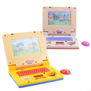 Ordenador portátil educativo para niños al por mayor con pantalla LED, 26 palabras en inglés, juguetes inteligentes, máquina de música de historia de aprendizaje - Product Image 1