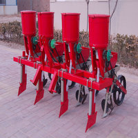 Machine agricole montée sur tracteur, attelage 3 points, 4 rangées, jardinière de maïs
