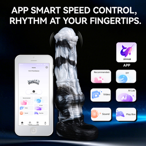 Muscle Horse 8.46'' Bluetooth App Remote <b>Vibrating</b> Cock Sleeve Real-Time Sync Community Modes 2026 New Trend couple cock sleeves - Product Image 1