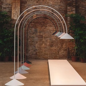 Modern Minimalist Macaron-Themed Flat Floor Lamp Aluminum Body for Hotel Lobby Fishing Lamp Sales Office Decorative Villa - Product Image 5