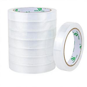 BOMEI PACK BOPP Şeffaf Bant Yedekleri Dispenseri Hediye Paketleme Bandı 3 inç Göbekli Ev Ofis 3/4 inç X 60 yarda - Product Image 1