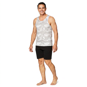Débardeurs Homme Couleur Unie 2026 – Gilet de Sport Musculation et Entraînement – T-shirt Sans Manches d'Été pour la Course à Pied – Vente en Gros - Product Image 1