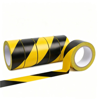 Ruban de signalisation PVC industriel à forte adhérence, solution de marquage au sol pour la gestion de la sécurité en usine et les applications de construction