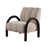 Nouveau fauteuil moderne, canapé individuel pour salon, avec revêtement en tissu écologique et dossier pour les espaces de vie à domicile, chambre à coucher