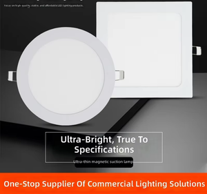 Plafonnier LED encastré ultra-fin en aluminium 12W, anti-éblouissement, pour usage commercial et résidentiel, hôtels, bureaux à domicile - Product Image 5