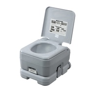 Nouveau Camping en plein air voiture toilette 10L toilette Mobile pompe à Piston interne s-piège Drainage eau chasse d'eau intelligente toilette pour femmes enceintes