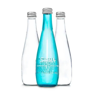 Logotipo personalizado Único 350ml 500ml Forma de lágrima Botellas de <span class=keywords><strong>agua</strong></span> de <span class=keywords><strong>vidrio</strong></span> vacías transparentes Bebidas gaseosas Jugo Botellas de <span class=keywords><strong>agua</strong></span> <span class=keywords><strong>mineral</strong></span> <span class=keywords><strong>Vidrio</strong></span> - Product Image 2