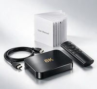 Receptor de TV Inteligente Portátil con Sistema Android para Transmisión de Contenido Multimedia, Decodificador IPTV para Uso Doméstico