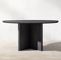 Tables et chaises rondes en métal pour l'extérieur, ensemble durable de meubles de balcon design moderne avec 6 sièges